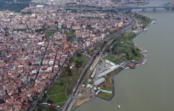 Eminönü-Alibeyköy tramvay hattı havadan görüntülendi!