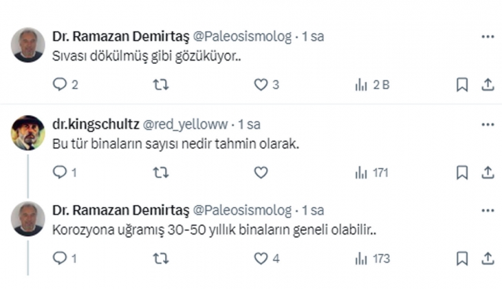 Bahçelievler de 4 katlı binanın balkonu kısmen çöktü: Beklenen Marmara depremi için mesaj veriyorlar!