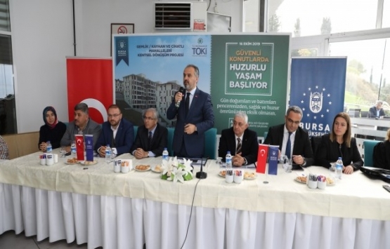 TOKİ Gemlik'te heyelan mağdurlarına dairelerini verdi!