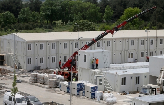 İstanbul daki sahra hastanelerinin inşaatında sona gelindi!