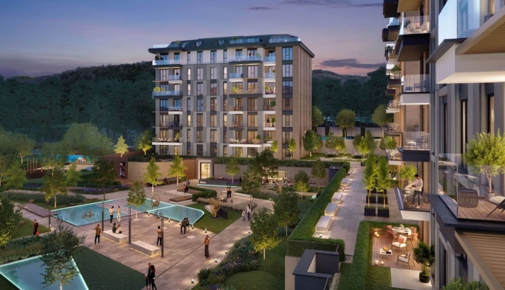 Forev Modern Vadi de 12 ay faizsiz taksitle 1+1 den 4+1 dublekse kadar daireler! Yeni proje! 