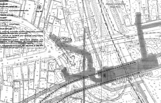 Altunizade İstasyonu Yaya Bağlantı Yol Projesi imar planı askıda!