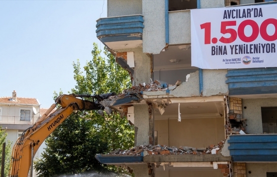Avcılar da Marmara Depremi nin 22. yılında 1500 üncü bina yıkıldı!