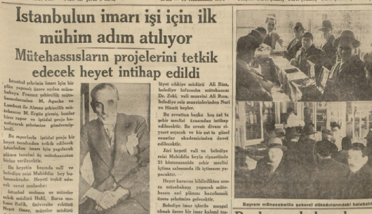 1934 yılında İstanbul'da imar için ilk adım atılmış!