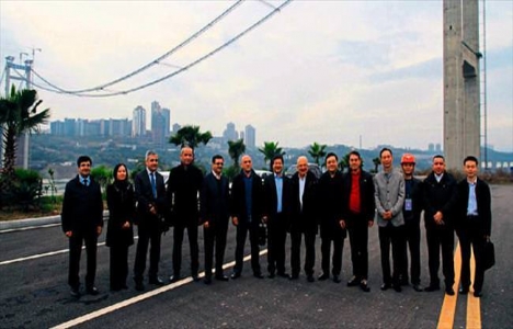 Çin Chongqing'da monoray hattı incelendi!