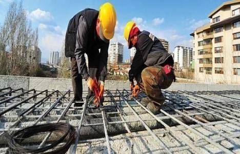 En yoğun istihdam inşaat sektöründe yapılıyor!