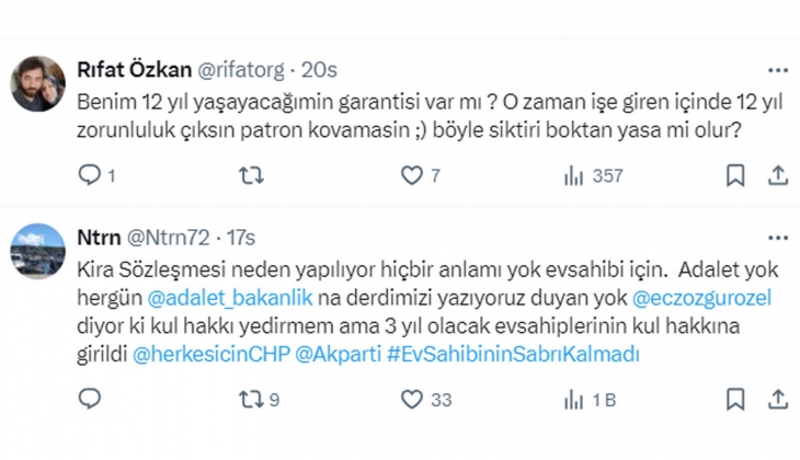 Kira sözleşmesinde 12 yıl detayına isyan: Ev sahipleri adil değil derken, kiracılar Evini kiraya verme dedi!