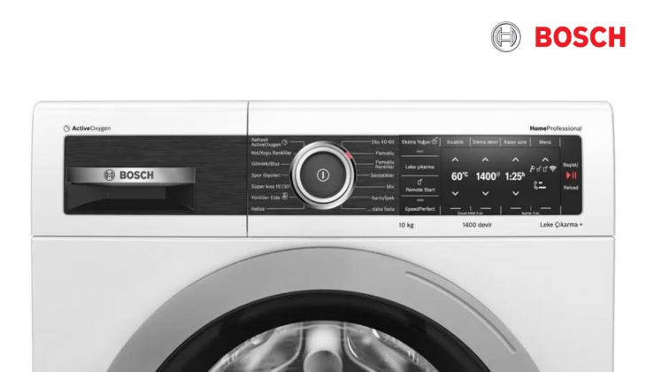 Bosch HomeProfessional Çamaşır Makinesi 23.150 TL! İşte özellikleri! 2 Şubat 2023 fiyat listesi