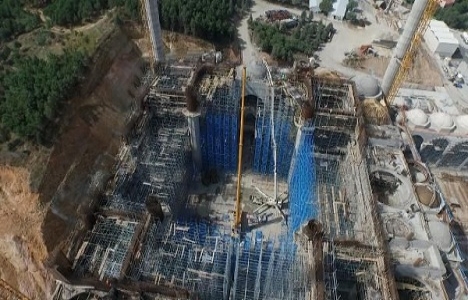 Çamlıca Camii’nde kubbenin yapımına başlandı!