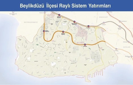 İşte İstanbul un raylı sistem haritası!