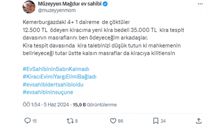 Ev sahiplerine uyarı: Kira tespit davasında talebinizi düşük söyleyin, yoksa masraflar size kalır!