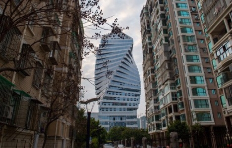 Çin'deki Burgu Bina'nın inşaatında sona gelindi!