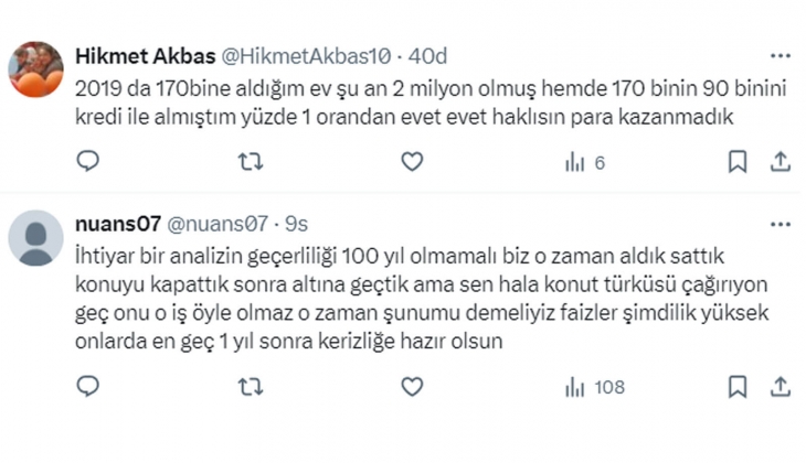Ekonomist Atilla Yeşilada Konuta yatırım yapan binlerce kerizin acısı artmasın dedi! Ev sahiplerinden tepki geldi!