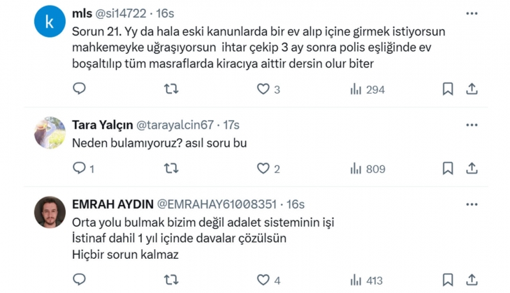 Tebernüş Kireçci Orta yolu bulamıyoruz dedi: Yatırım için ev almak da kiracı olmak da suç değil!