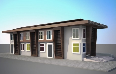 Geyve Gençlik Merkezi'nin inşaatı tam gaz!