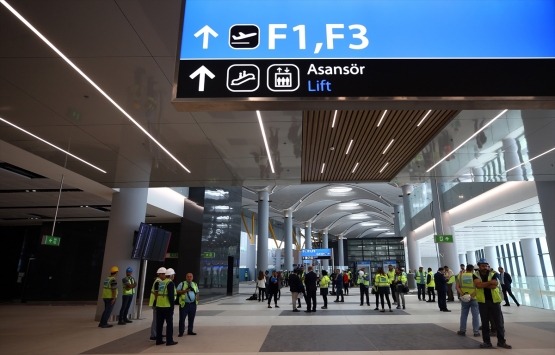 İstanbul Yeni Havaliman ında 9 bin kişi 10 uçakla test yapılacak!