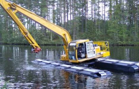 Dereler “yüzer -gezer gemi” ile temizlenecek!