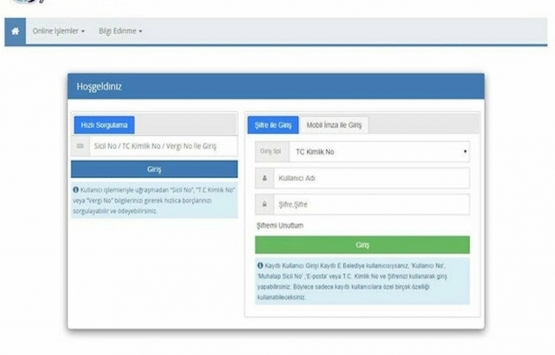 Emlak vergisi ödemelerinde online dönem!