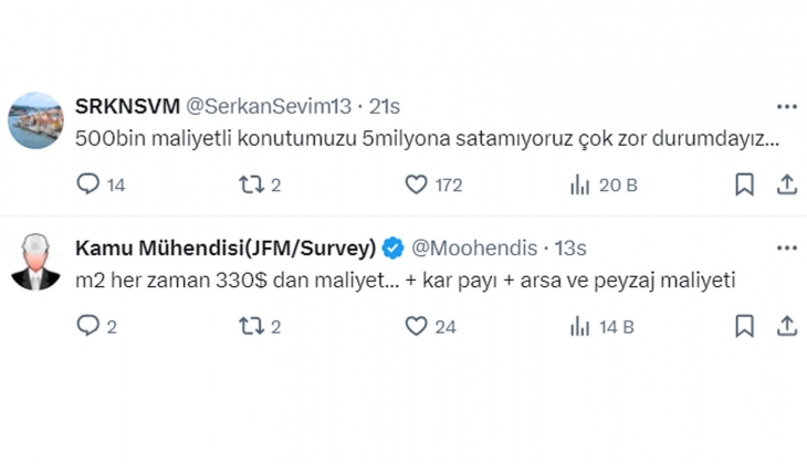 İnşaat maliyetleri sektörü çileden çıkardı: Satış yapamıyoruz, bu böyle gitmez!