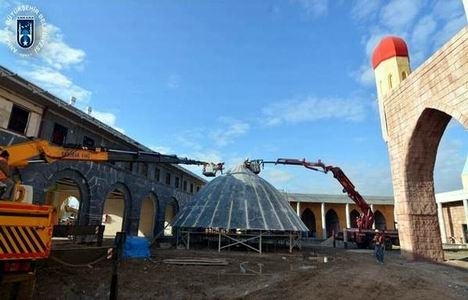 Ankapark ın devasa giriş kapısı yükseliyor!