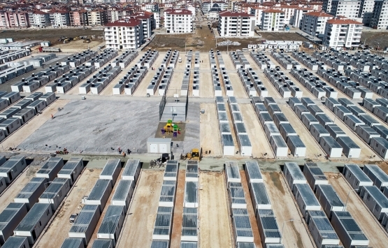 Elazığ daki depremzedeler konteyner evlere yerleşiyor!