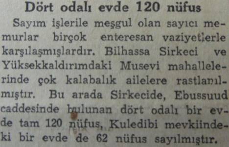 1945 yılında İstanbul un nüfusu 950 bin kişiymiş!