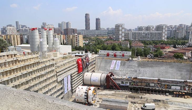 Halkalı-Kapıkule Hızlı Tren projesinin Halkalı-Ispartakule kısmında tünel açma çalışmaları başladı!