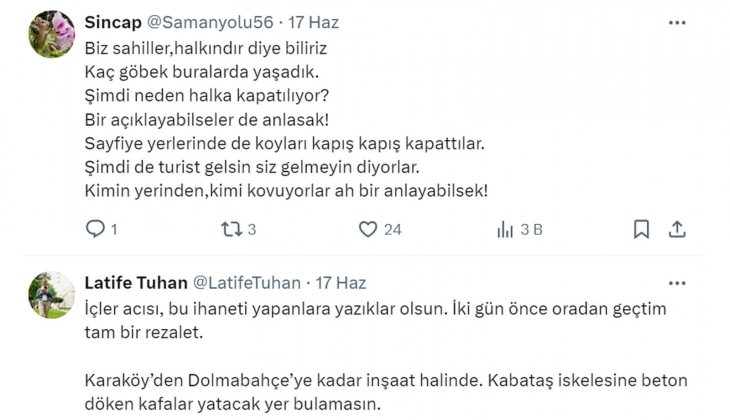 Karaköy den Fındıklı ya kadar sahili kapatan otele tepki dinmiyor: Bu yasal mı, yasalsa neden yasal?