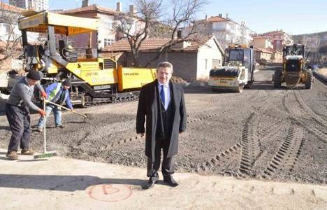 Yozgat’ta yollar kış ortasında asfaltlanıyor!