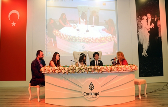 Çankaya’da 2018'de 5 bin 635 çift evlendi!