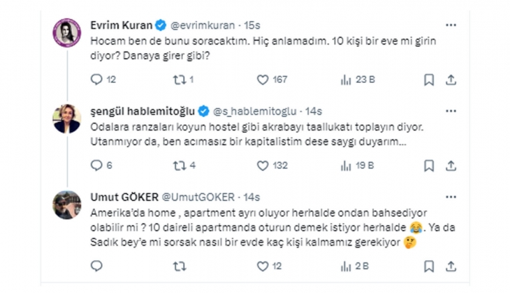 TCMB Başkanı Erkan, 10 insanın bir evi olmalı dedi! Ünlü profesör vatandaşlara sordu: Bu ne demek?