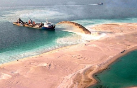 İşte Dubai deki yapay adanın yapılışı!