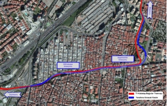 Seyitnizam-Zeytinburnu tramvay hattı yer altına alınıyor!