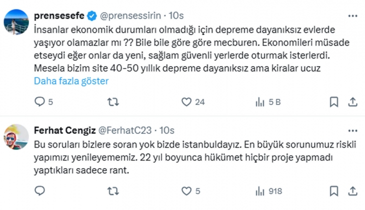 İstanbullular en önemli sorunlarda deprem demedi, Naci Görür den tepki geldi: Kahramanmaraş yetmedi mi?
