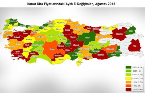REIDIN 2. El Konutlar Fiyat Endeksleri 2016 Ağustos sonuçları!