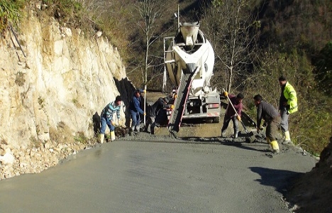 Trabzon Kıratlı'nın yolları yenilendi!