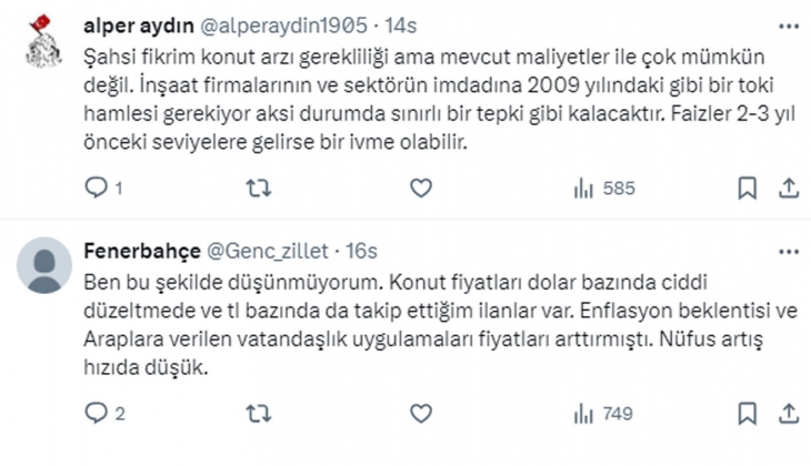 Türkiye de konut genel olarak kazandırıyor ama şu an konut alanlar hata mı yapıyor?