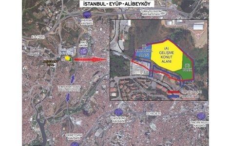 Emlak Konut Alibeyköy arsa ihalesi 2 Şubat ta!