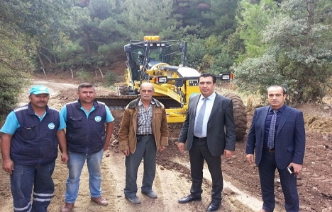 Soma Adilköy ilk asfalt yoluna kavuştu!