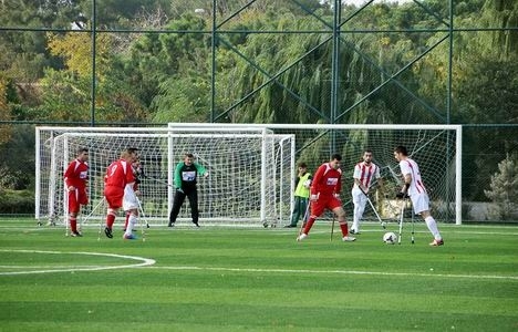 İstanbul'un ilk ampute futbol sahası Pendik'te inşa ediliyor!