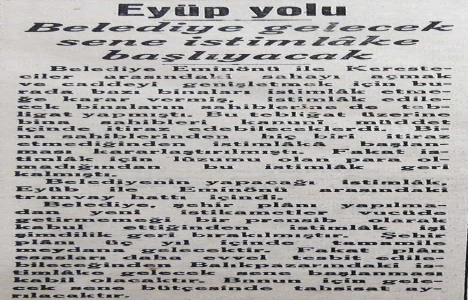 1935 yılında Belediye, Eminönü nde bazı binaları istimlak edecek!