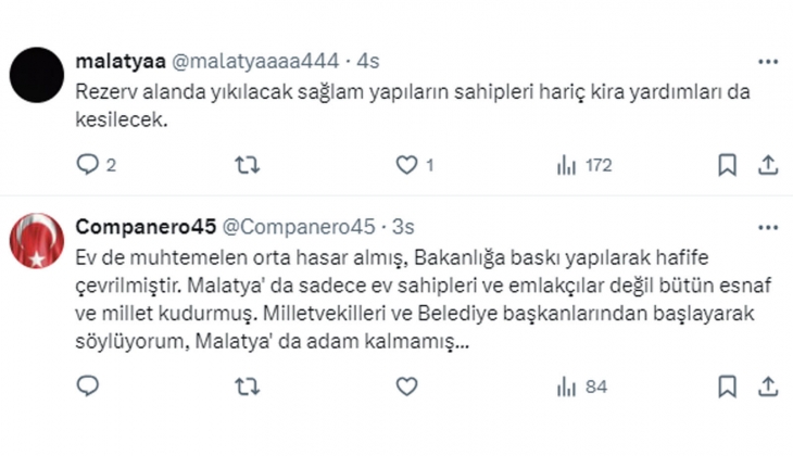 Deprem bölgesinde kira krizi: Yaşlı binadaki evin kirası 2 ayda 3 bin TL arttı!