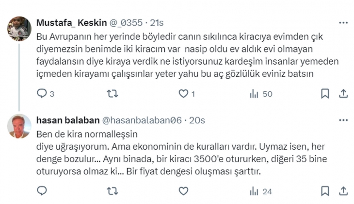 Mevcut Borçlar Kanunu ile kira piyasası normalleşemez! Ev sahibi ve kiracı anlaşmazlıkları için kanun acil değişmeli! 