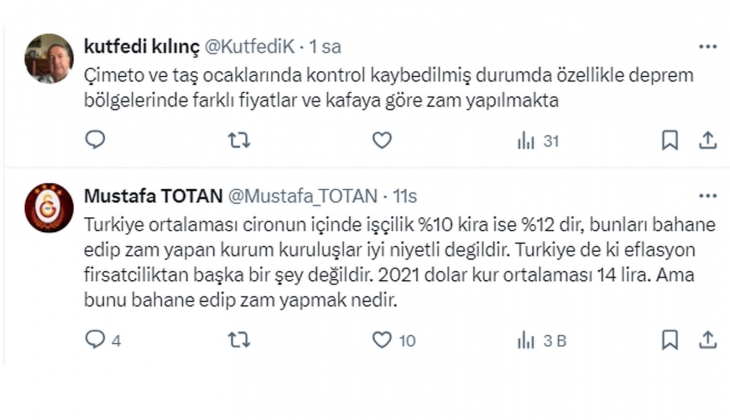 Çimento fiyatlarına yüzde 43 lük dev zam! Hem inşaat sektörüne, hem vatandaşa zarar!
