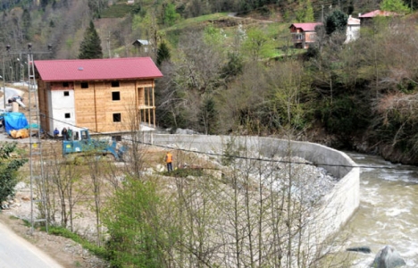 Rize'de taşkın koruma projesi tartışma yarattı!