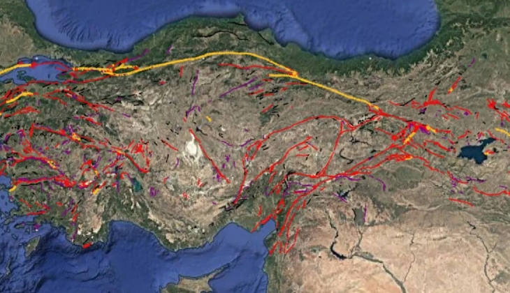 Türkiye'nin diri fay hatları! MTA Malatya depremi sonrası diri fayları güncelledi