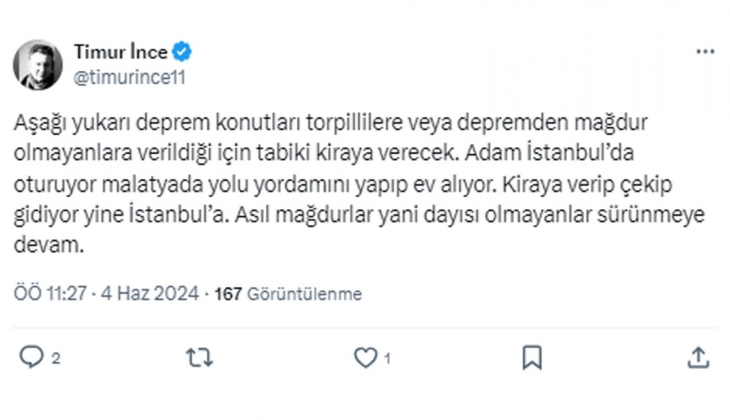 Deprem fırsatçıları: TOKİ nin yaptığı konutları depremzedelere kiralıyorlar!