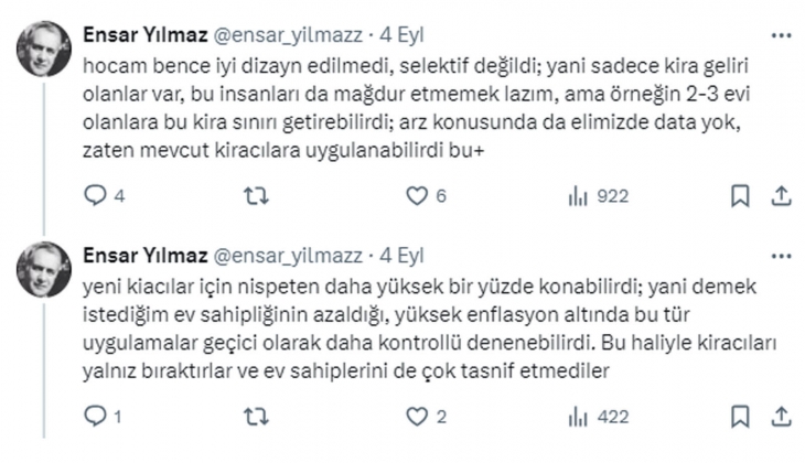 Ev sahiplerinden yüzde 25 sınırlamasının kaldırılması hataydı açıklamasına tepki yağdı!