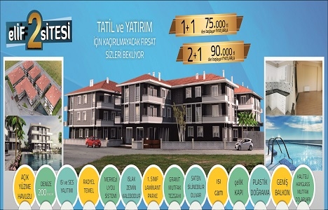 Karasu Seferoğlu Elif 2 Sitesi'de daireler 75.000 TL’ye! 