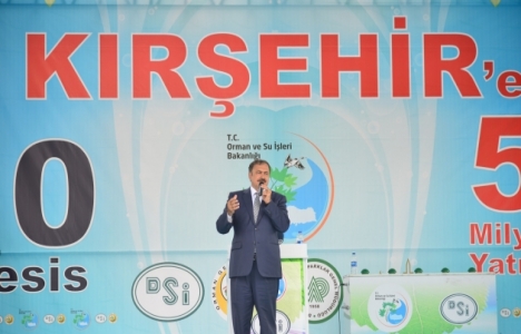 Veysel Eroğlu Kırşehir'de toplu açılışa katıldı!